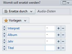 Audio-Daten anpassen