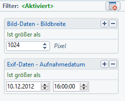 Dateien filtern