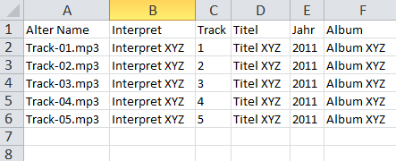 Nach CSV-Datei umbenennen